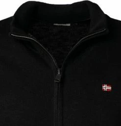 NAPAPIJRI Cardigan NP0A4FQ3/041 Merinowolle, Schwarz -striangebote 380577 norm2