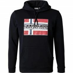 NAPAPIJRI Hoodie NP0A4FQY/176 Baumwolle, Marineblau, Marine