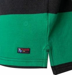 N.Z.A. Rugby-Shirt 21KN204/1721 Pullover, Baumwolle, Grün-navy gestreift, Grün-navy -striangebote 380613 norm4