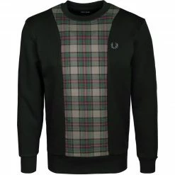 Fred Perry Sweatshirt M2636/102 Baumwolle, Schwarz