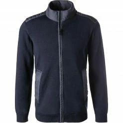 Maerz Strickjacke 559901/399 Baumwolle-Schurwolle, Navy