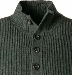 Maerz Pullover 446600/268 Troyer, Schurwolle, Moosgrün meliert, Moosgrün -striangebote 380740 norm2