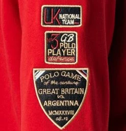 LA MARTINA Sweatjacke SMF308/FP529/06081 Regular Fit, Baumwolle, Rot -striangebote 380792 norm3