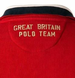 LA MARTINA Sweatjacke SMF308/FP529/06081 Regular Fit, Baumwolle, Rot -striangebote 380792 norm5