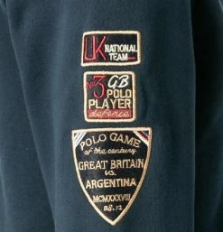 LA MARTINA Sweatjacke SMF308/FP529/07017 Regular Fit, Baumwolle, Navy -striangebote 380793 norm3