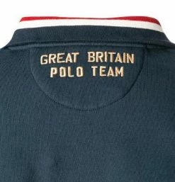 LA MARTINA Sweatjacke SMF308/FP529/07017 Regular Fit, Baumwolle, Navy -striangebote 380793 norm5