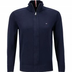 Tommy Hilfiger Strickjacke MW0MW11675/DW5 Cardigan, Baumwolle-Kaschmir, Nachtblau