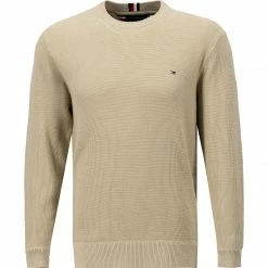 Tommy Hilfiger Pullover MW0MW19533/RB7 Bio Baumwolle, Sand