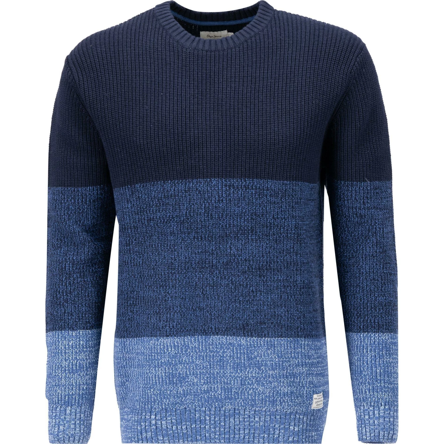 Pepe Jeans Pullover Henry PM702151/594 Baumwolle-Wolle, Indigo meliert, Indigo 3 Pepe Jeans Pullover Henry PM702151/594 Baumwolle-Wolle, Indigo meliert, Indigo