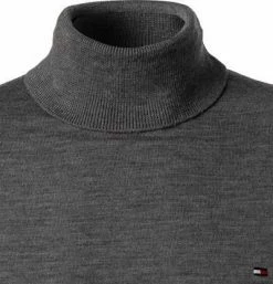 Tommy Hilfiger Pullover MW0MW16527/P93 Rollkragenpullover, Merinowolle waschbar, Grau -striangebote 380862 norm2