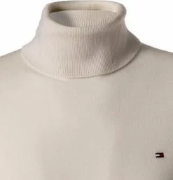 Tommy Hilfiger Pullover MW0MW16527/YBI Rollkragenpullover, Merinowolle waschbar, Ecru -striangebote 380864 norm2