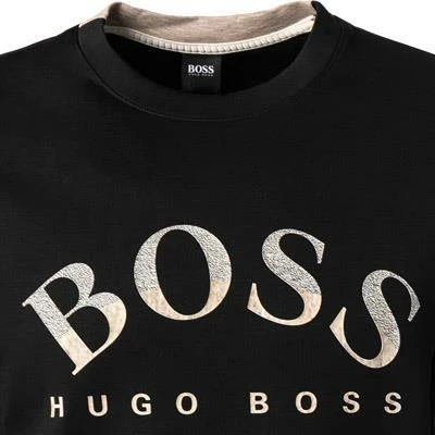 BOSS Sweatshirt Salbo 50457020/001 Baumwolle, Schwarz 5 BOSS Sweatshirt Salbo 50457020/001 Baumwolle, Schwarz – Bild 3