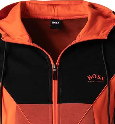 BOSS Sweatjacke Saggy 50457043/611 Baumwolle, Rot 5 BOSS Sweatjacke Saggy 50457043/611 Baumwolle, Rot – Bild 3