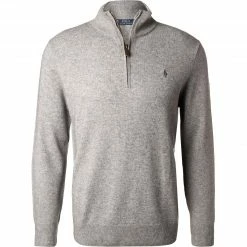 Polo Ralph Lauren Pullover 710723053/015 Troyer, Wolle, Grau meliert, Grau