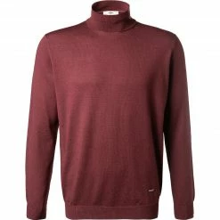 Fynch-Hatton Rollkragenpullover 1221 702/386 Modern Fit, Merinowolle, Bordeaux