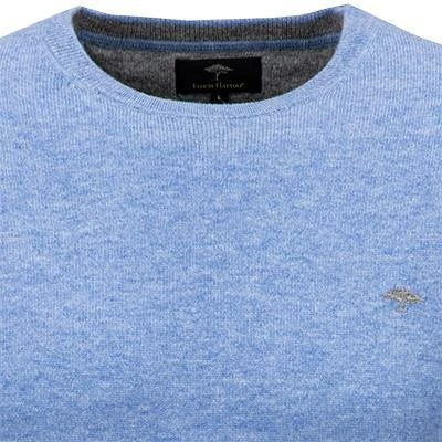 Fynch-Hatton Pullover 1221 800/618 Merinowolle-Kaschmir, Himmelblau meliert, Himmelblau 5 Fynch-Hatton Pullover 1221 800/618 Merinowolle-Kaschmir, Himmelblau meliert, Himmelblau – Bild 3
