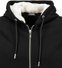 KARL LAGERFELD Sweatjacke 705056/0/512910/990 Baumwolle wattiert, Schwarz -striangebote 381064 norm2