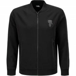 KARL LAGERFELD Sweatjacke 705029/0/512900/990 Baumwolle, Schwarz