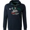 N.Z.A. Hoodie 21HN315/1621 Baumwolle, Navy