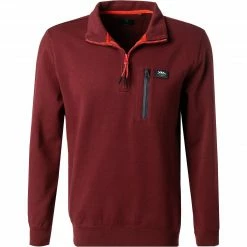 N.Z.A. Sweatshirt 21HN314/1521 Baumwolle, Weinrot