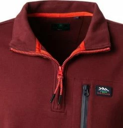 N.Z.A. Sweatshirt 21HN314/1521 Baumwolle, Weinrot -striangebote 381098 norm2
