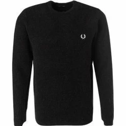 Fred Perry Pullover K2574/102 Wolle-Alpakawolle, Schwarz -striangebote 381106 norm