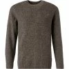 Fynch-Hatton Pullover 1221 400/843 Merinowolle-Alpakawolle, Braungrau meliert, Nuss meliert -striangebote 381162 master