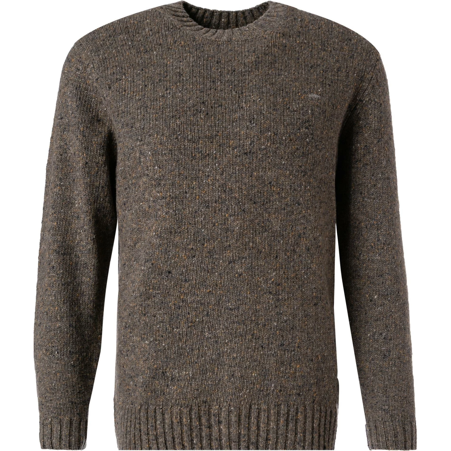 Fynch-Hatton Pullover 1221 400/843 Merinowolle-Alpakawolle, Braungrau meliert, Nuss meliert 3 Fynch-Hatton Pullover 1221 400/843 Merinowolle-Alpakawolle, Braungrau meliert, Nuss meliert