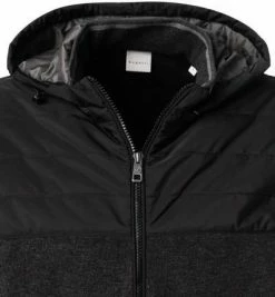 bugatti Strickjacke 8750/85064/280 Baumwolle, Schwarz meliert -striangebote 381171 norm2