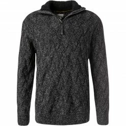 camel active Troyer 409580/6K20/88 Baumwolle, Asphalt meliert, Asphalt