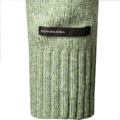 Scotch & Soda Pullover 164000/4505 Wolle-Alpaka, Grün meliert, Grün 6 Scotch & Soda Pullover 164000/4505 Wolle-Alpaka, Grün meliert, Grün – Bild 4