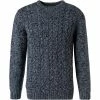 RAGMAN Pullover 5007180/175 Baumwolle, Blau meliert, Blau -striangebote 381288 master