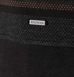 RAGMAN Troyer 3423561/009 Baumwolle, Schwarz-beige gestreift, Schwarz-beige -striangebote 381306 norm3