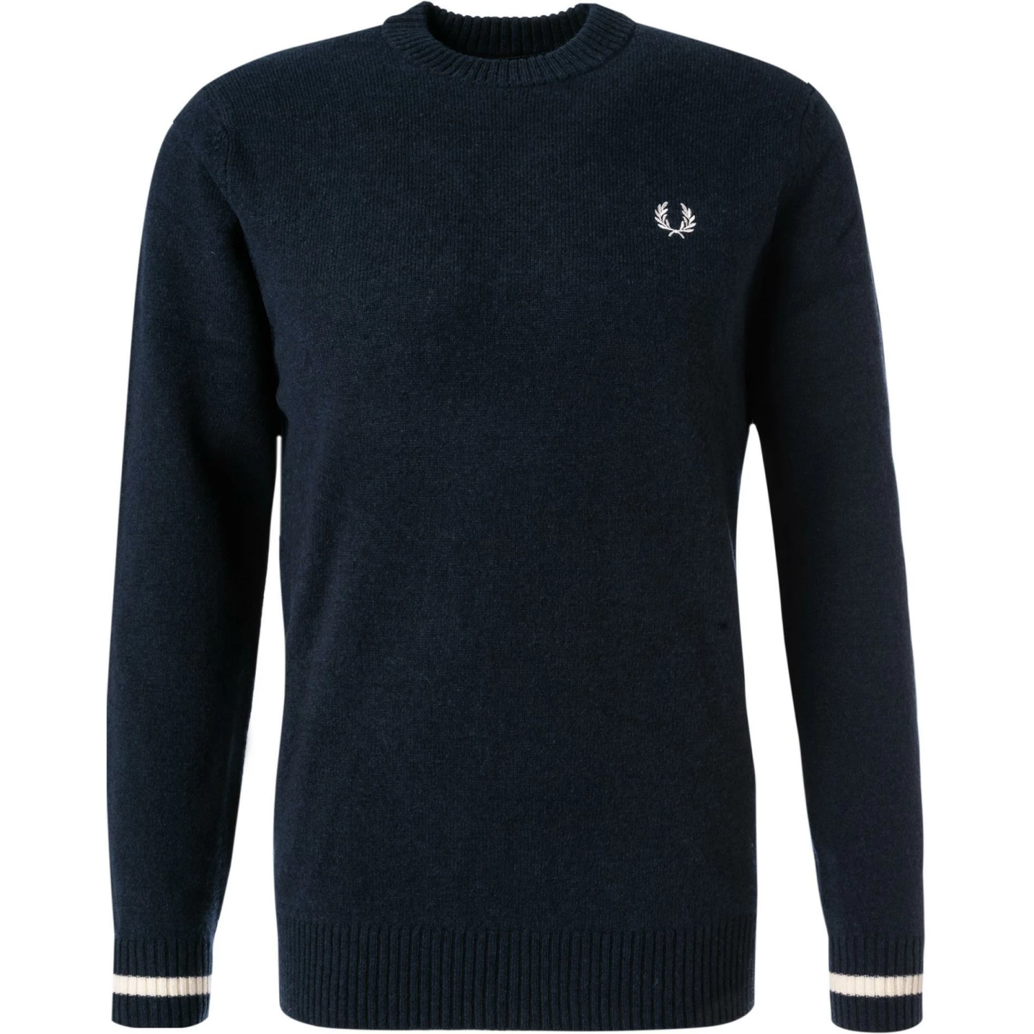 Fred Perry Pullover K9535/E97 Wolle, Karbonblau 3 Fred Perry Pullover K9535/E97 Wolle, Karbonblau