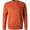 Ben Sherman Sweatshirt 0065534/481 Regular Fit, Bio Baumwolle, Rostbraun