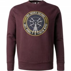 Ben Sherman Sweatshirt 0065536/545 Regular Fit, Bio Baumwolle, Bordeaux