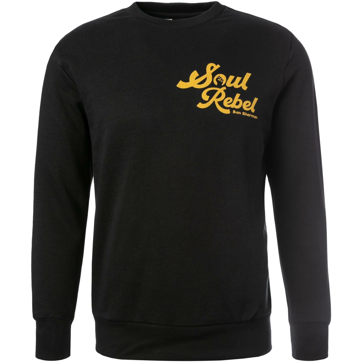 Ben Sherman Pullover 0065535/290 Sweatshirt, Regular Fit, Bio Baumwolle, Schwarz 3 Ben Sherman Pullover 0065535/290 Sweatshirt, Regular Fit, Bio Baumwolle, Schwarz