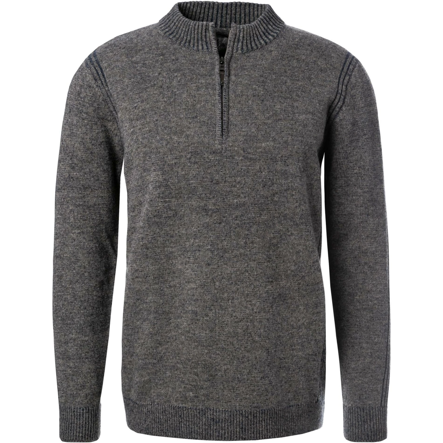 RAGMAN Pullover 886260/084 Troyer, Wolle, Camel-blau meliert, Camel 3 RAGMAN Pullover 886260/084 Troyer, Wolle, Camel-blau meliert, Camel