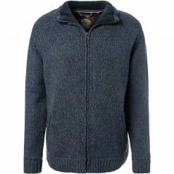 RAGMAN Cardigan 887095/070 Strickjacke, Wolle gefüttert, Marineblau meliert, Marine