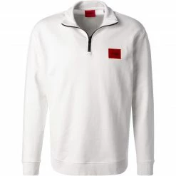 HUGO Troyer 50470121/100 Baumwolle, Weiß