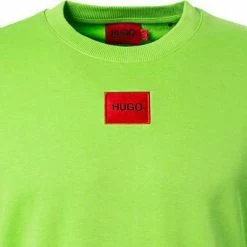 HUGO Sweatshirt Diragol 50447964/325 Baumwolle, Neongrün -striangebote 381624 norm2