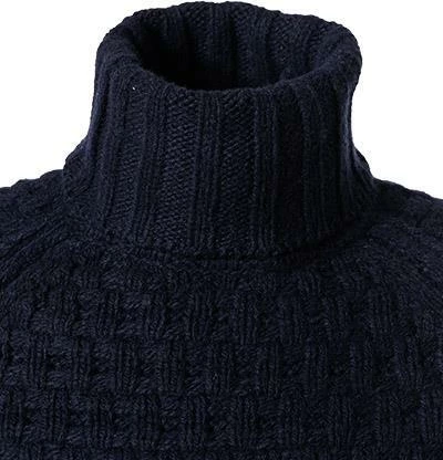 Gant Pullover 8070011/433 Rollkragenpullover, Lammwolle, Nachtblau 5 Gant Pullover 8070011/433 Rollkragenpullover, Lammwolle, Nachtblau – Bild 3
