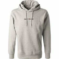 TOMMY JEANS Hoodie DM0DM11632/P01 Baumwolle, Grau meliert, Grau