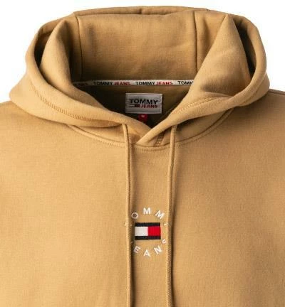 TOMMY JEANS Hoodie DM0DM11723/RBL Baumwolle, Sand 5 TOMMY JEANS Hoodie DM0DM11723/RBL Baumwolle, Sand – Bild 3