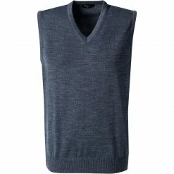 Maerz Pullunder 460000/382 Schurwolle, Jeansblau meliert