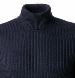 BOSS Pullover Ullo 50463039/404 Rollkragenpullover, Schurwolle, Dunkelblau -striangebote 381849 norm2