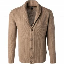 BOGGI MILANO Cardigan BO21A0208/01 Merinowolle, Taupe