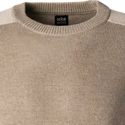BOGGI MILANO Pullover BO21A0218/03 Wolle-Kaschmir, Taupe 5 BOGGI MILANO Pullover BO21A0218/03 Wolle-Kaschmir, Taupe – Bild 3