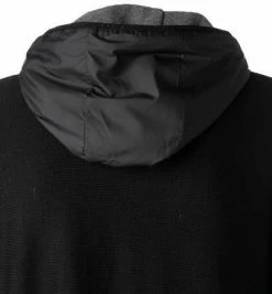 BOGGI MILANO Hoodie BO21A0198/01 Kapuzenpullover, Merinowolle, Schwarz -striangebote 381933 norm4