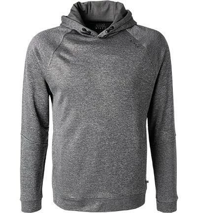 BOGGI MILANO Hoodie BO21A0019/01 Mikrofaser, Dunkelgrau meliert, Dunkelgrau 4 BOGGI MILANO Hoodie BO21A0019/01 Mikrofaser, Dunkelgrau meliert, Dunkelgrau – Bild 2